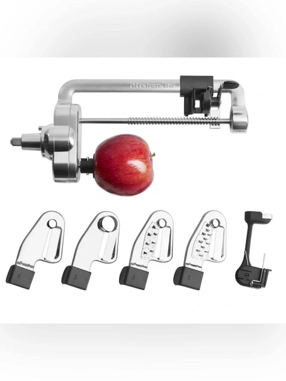 KitchenAid Blade Spiralizer with Peel Cut & Slice KSM1APC NIB Retail $129 +Books